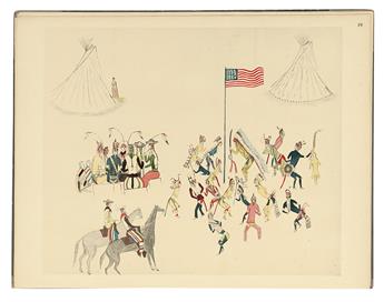 (NATIVE AMERICAN ART.) Szwedzicki, C.; publisher. Sioux Indian Painting.